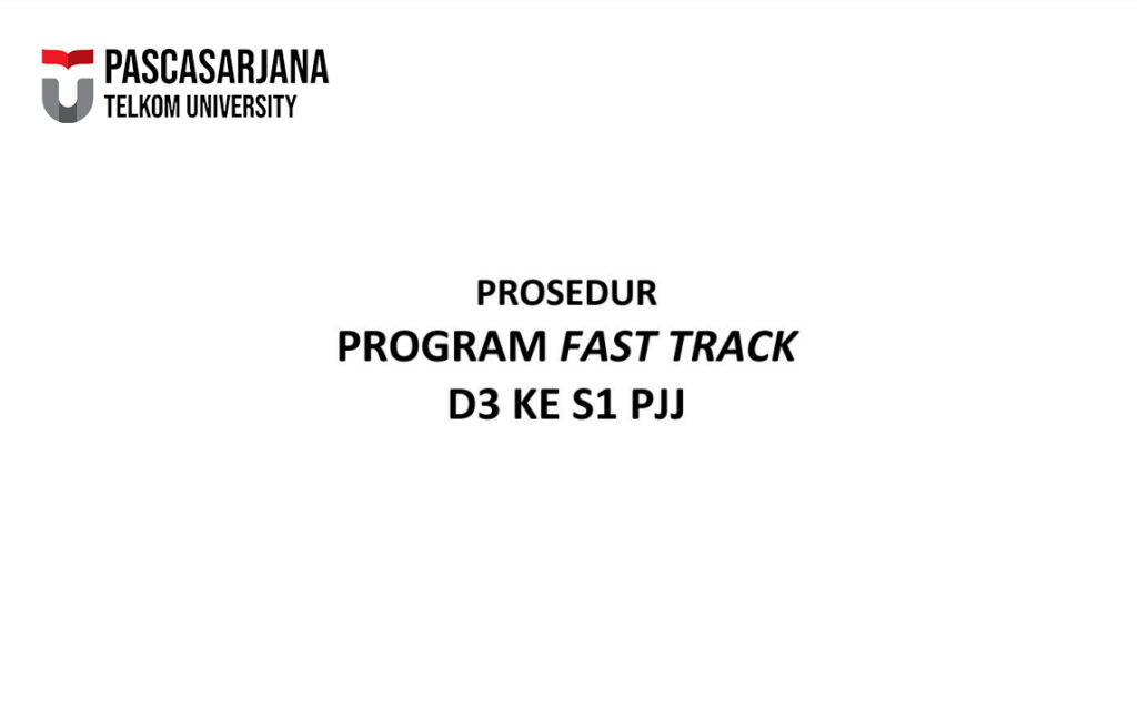 SOP Fast Track D3 ke S1 PJJ