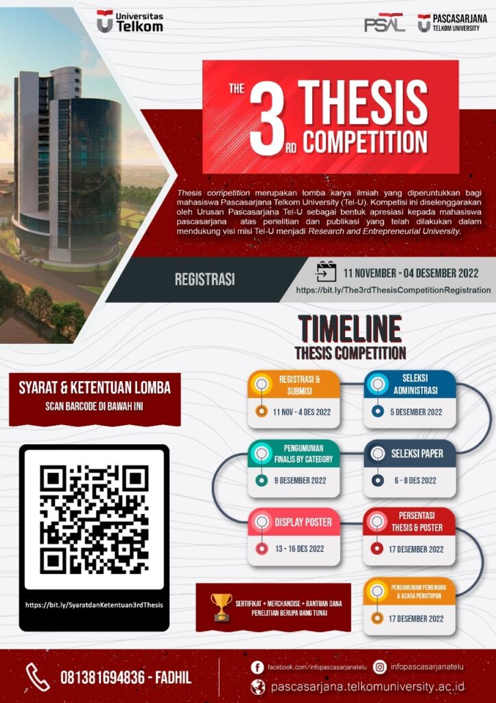 The 3rd Thesis Competition !!