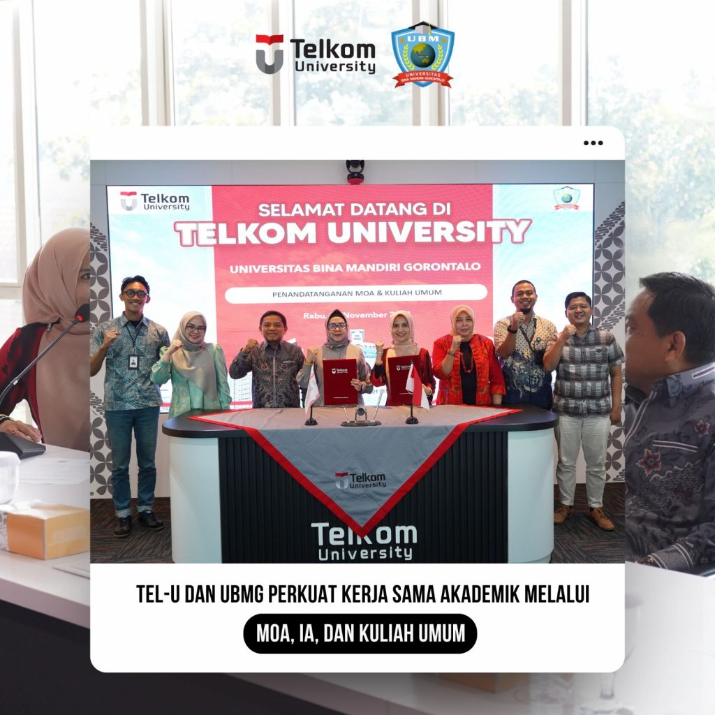 Tel-U dan UBMG Perkuat Kerja Sama Akademik Melalui MOA, IA, dan Kuliah Umum